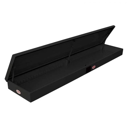 Rki 96 x 14 in. Service Body Top Compartment Box, Black RKITC9614B